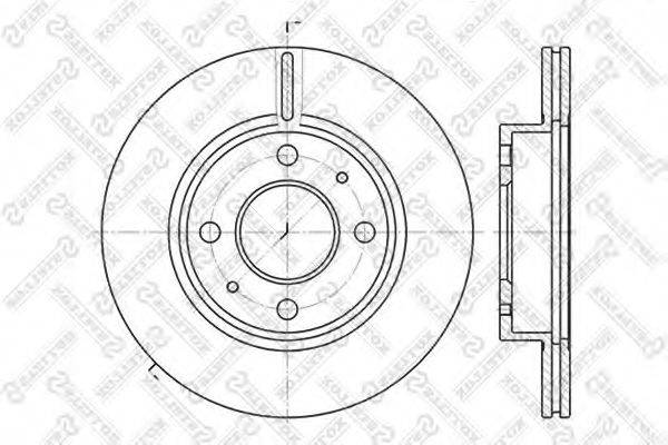 STELLOX 60202232VSX Тормозной диск