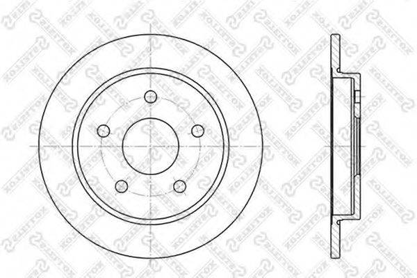 STELLOX 60202522SX Тормозной диск