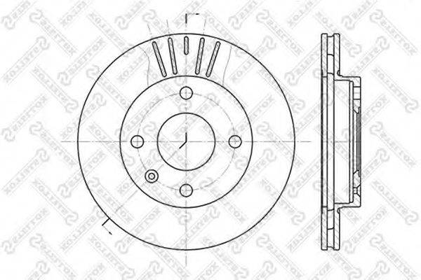 STELLOX 60202528VSX Тормозной диск