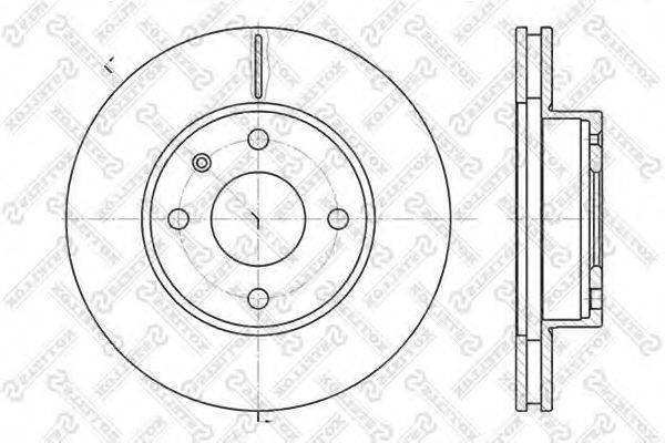 STELLOX 60202529VSX Тормозной диск