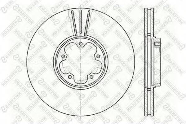 STELLOX 60202544VSX Тормозной диск