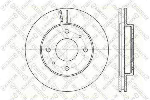 STELLOX 60203010VSX Тормозной диск