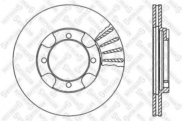 STELLOX 60203011VSX Тормозной диск