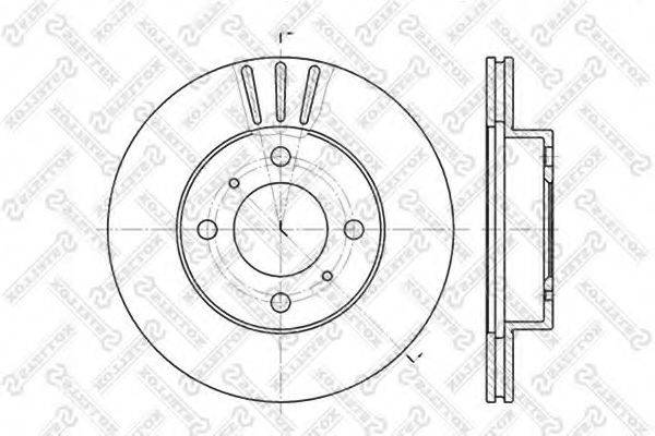 STELLOX 60203021VSX Тормозной диск