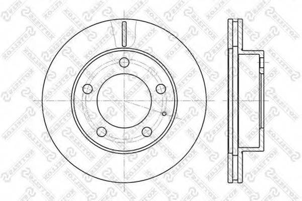 STELLOX 60203227VSX Тормозной диск