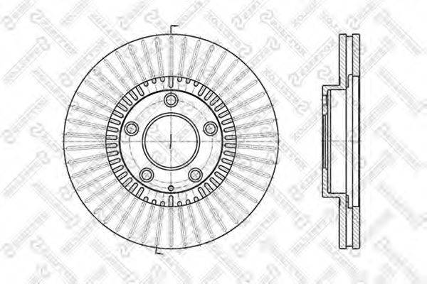 STELLOX 60203247VSX Тормозной диск