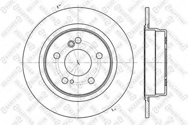 STELLOX 60203326SX Тормозной диск