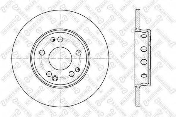 STELLOX 60203606SX Тормозной диск