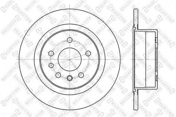 STELLOX 60203621SX Тормозной диск