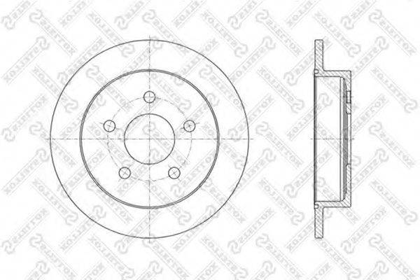 STELLOX 60203636SX Тормозной диск