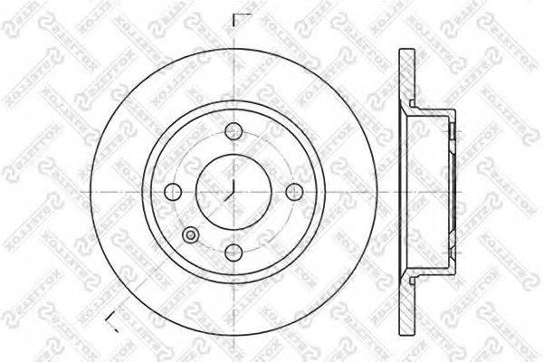 STELLOX 60204305SX Тормозной диск