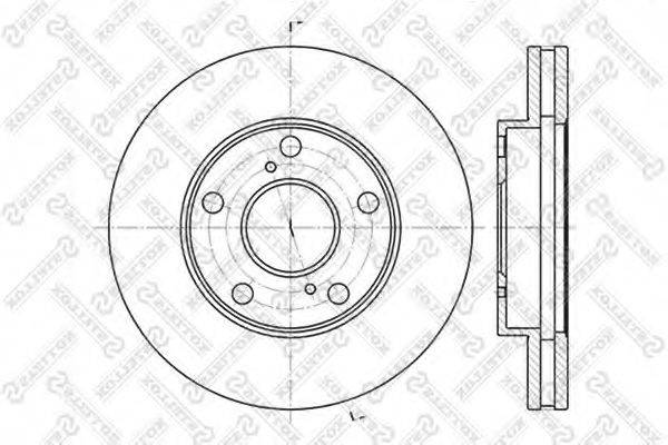 STELLOX 60204547VSX Тормозной диск