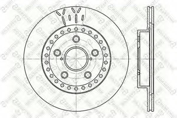STELLOX 60204562VSX Тормозной диск