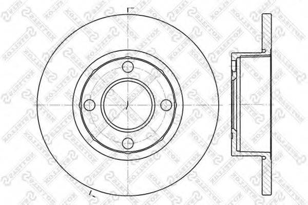 STELLOX 60204737SX Тормозной диск