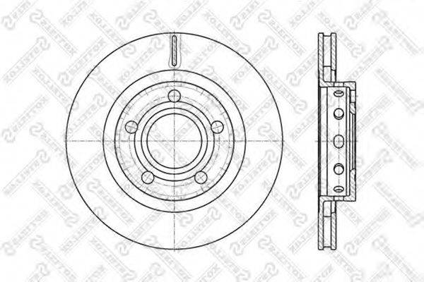 STELLOX 60204798VSX Тормозной диск