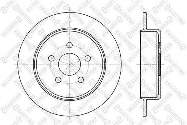 STELLOX 60209310SX Тормозной диск