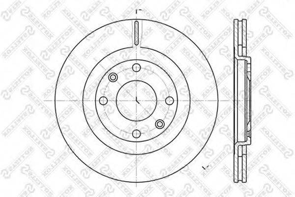 STELLOX 60209915VSX Тормозной диск