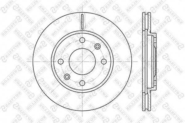 STELLOX 60209918VSX Тормозной диск