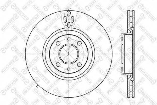 STELLOX 60209923VSX Тормозной диск