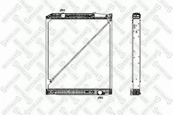 STELLOX 8103305SX Радиатор, охлаждение двигателя