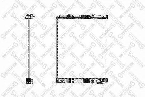 STELLOX 8103329SX Радиатор, охлаждение двигателя