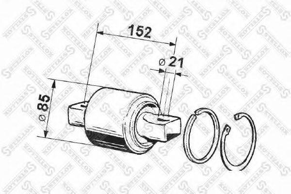 STELLOX 8412010SX ремонтный комплект, рычаг подвески