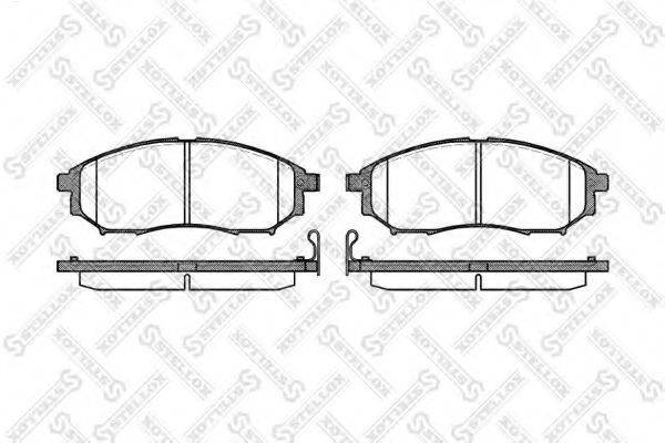 STELLOX 863014SX Комплект тормозных колодок, дисковый тормоз