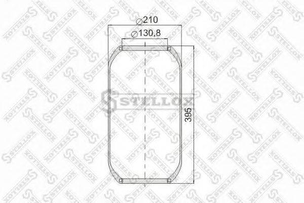 STELLOX 9006440SX Кожух пневматической рессоры