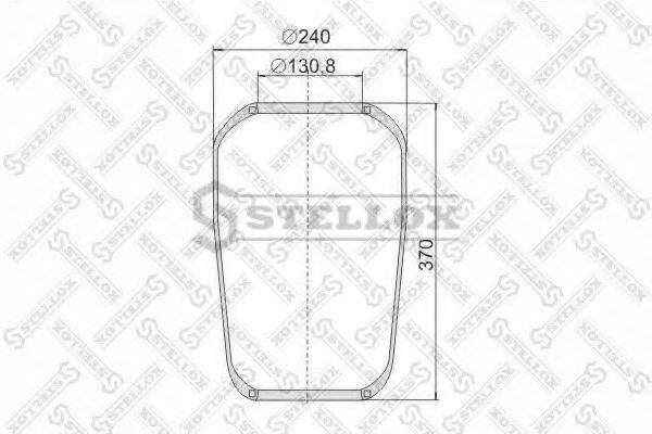 STELLOX 9006730SX Кожух пневматической рессоры