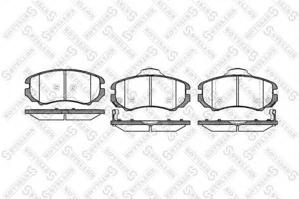 STELLOX 964002BSX Комплект тормозных колодок, дисковый тормоз