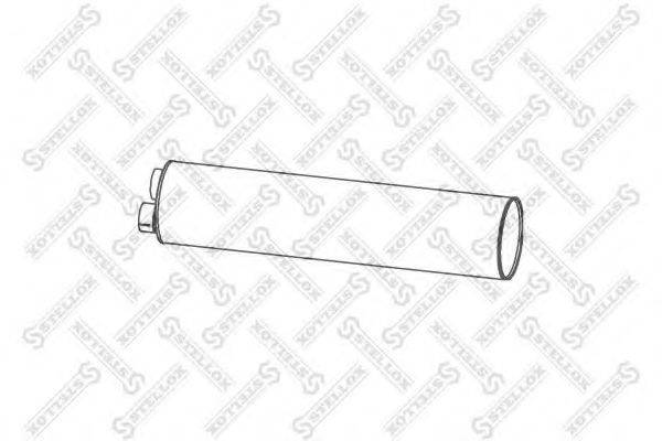 STELLOX 8203086SX Средний / конечный глушитель ОГ