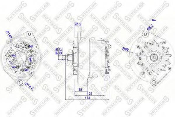 STELLOX 8802320SX Генератор