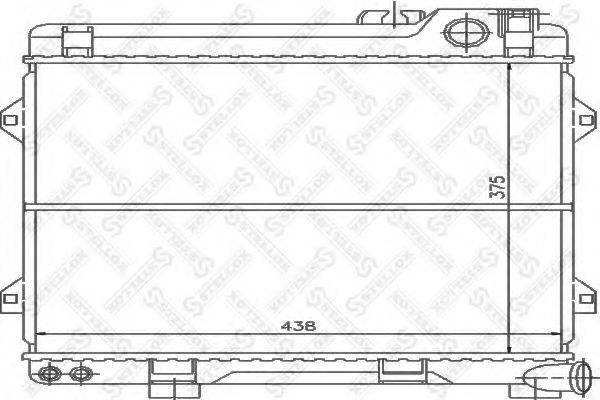 STELLOX 1025556SX Радиатор, охлаждение двигателя