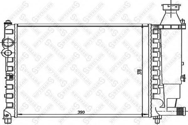 STELLOX 1026088SX Радиатор, охлаждение двигателя
