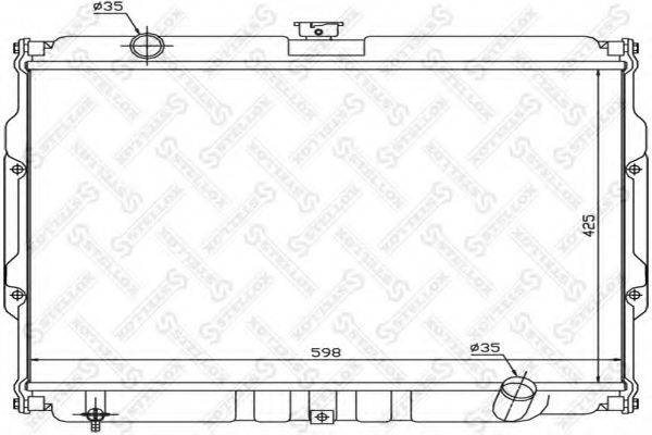 STELLOX 1026541SX Радиатор, охлаждение двигателя