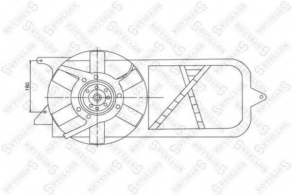 STELLOX 2999139SX Вентилятор, охлаждение двигателя