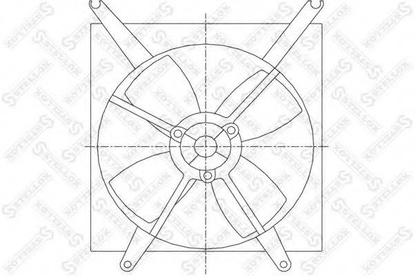 STELLOX 2999215SX Вентилятор, охлаждение двигателя