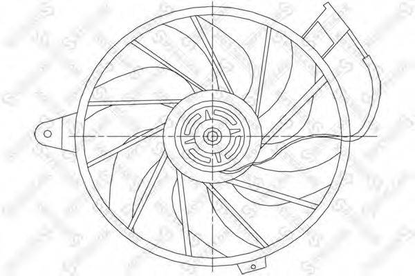STELLOX 2999270SX Вентилятор, охлаждение двигателя