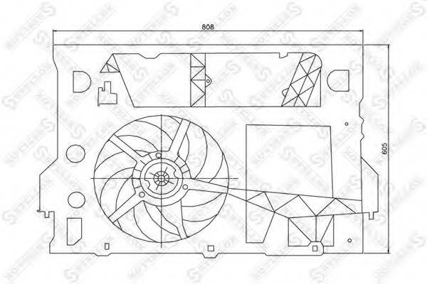 STELLOX 2999289SX Вентилятор, охлаждение двигателя