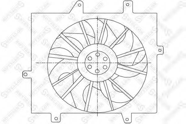 STELLOX 2999325SX Вентилятор, охлаждение двигателя