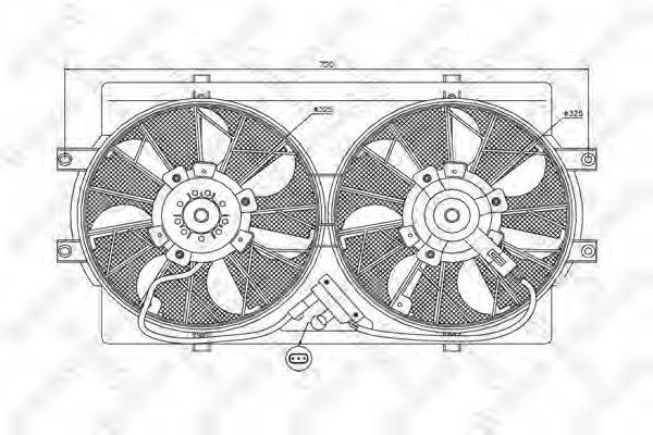 STELLOX 2999429SX Вентилятор, охлаждение двигателя
