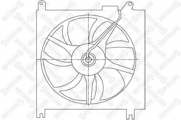 STELLOX 2999439SX Вентилятор, охлаждение двигателя