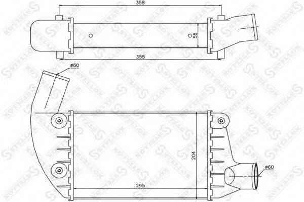 STELLOX 1040004SX Интеркулер