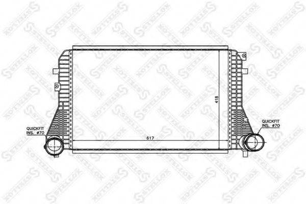 STELLOX 1040038SX Интеркулер