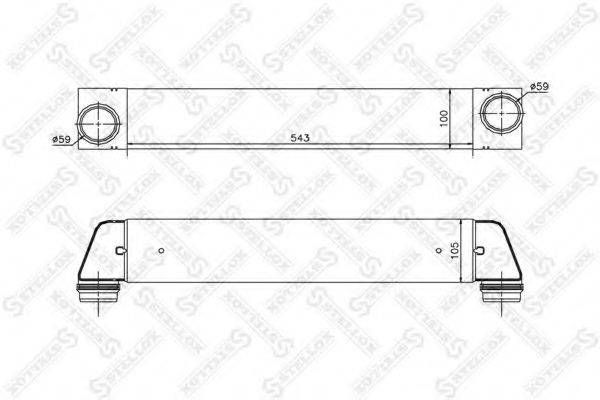 STELLOX 1040040SX Интеркулер