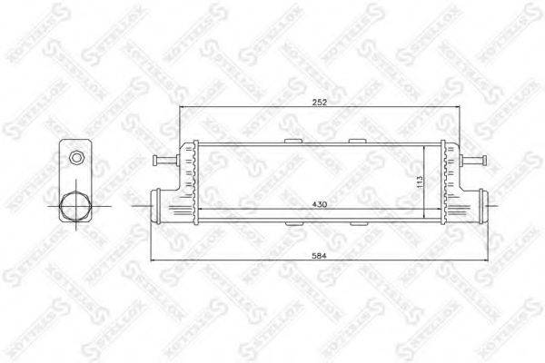 STELLOX 1040050SX Интеркулер