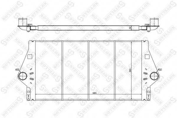 STELLOX 1040067SX Интеркулер