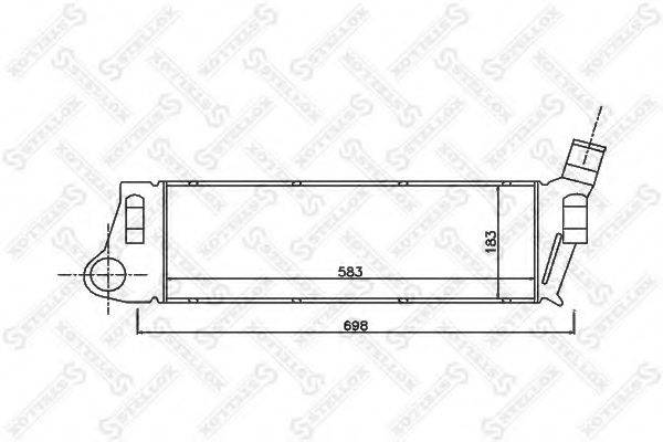 STELLOX 1040070SX Интеркулер