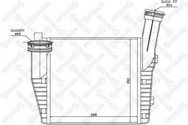 STELLOX 1040079SX Интеркулер