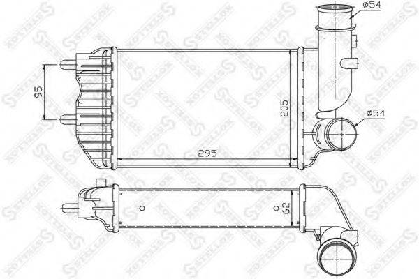 STELLOX 1040080SX Интеркулер